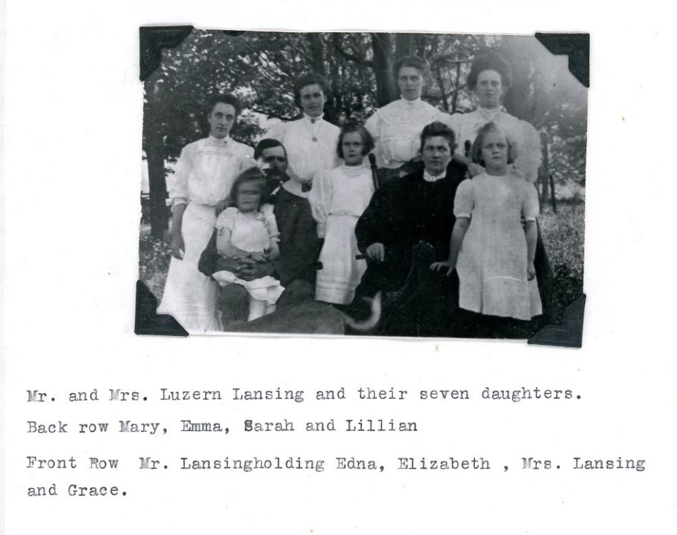 Historical photos of Lansing sisters from Westford, NY