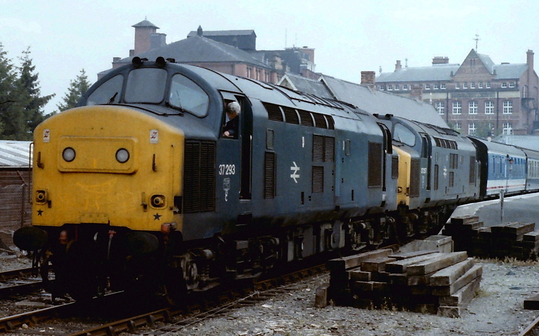 Euston with 85004 and 1J20 0730 to Pwllheli 13th September 1986.