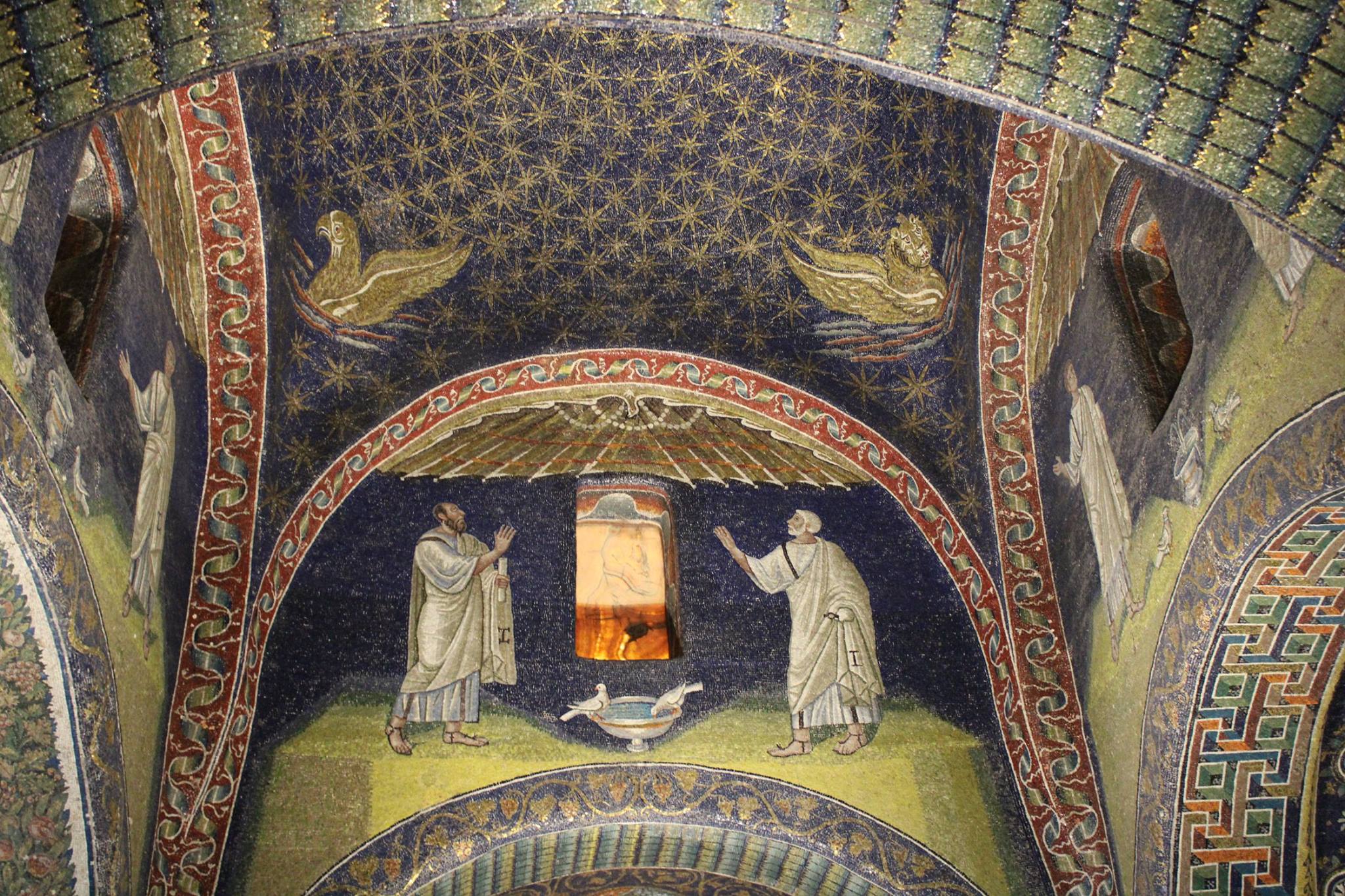 A visit to the mausoleum of the Augusta Galla Placidia in the former ...
