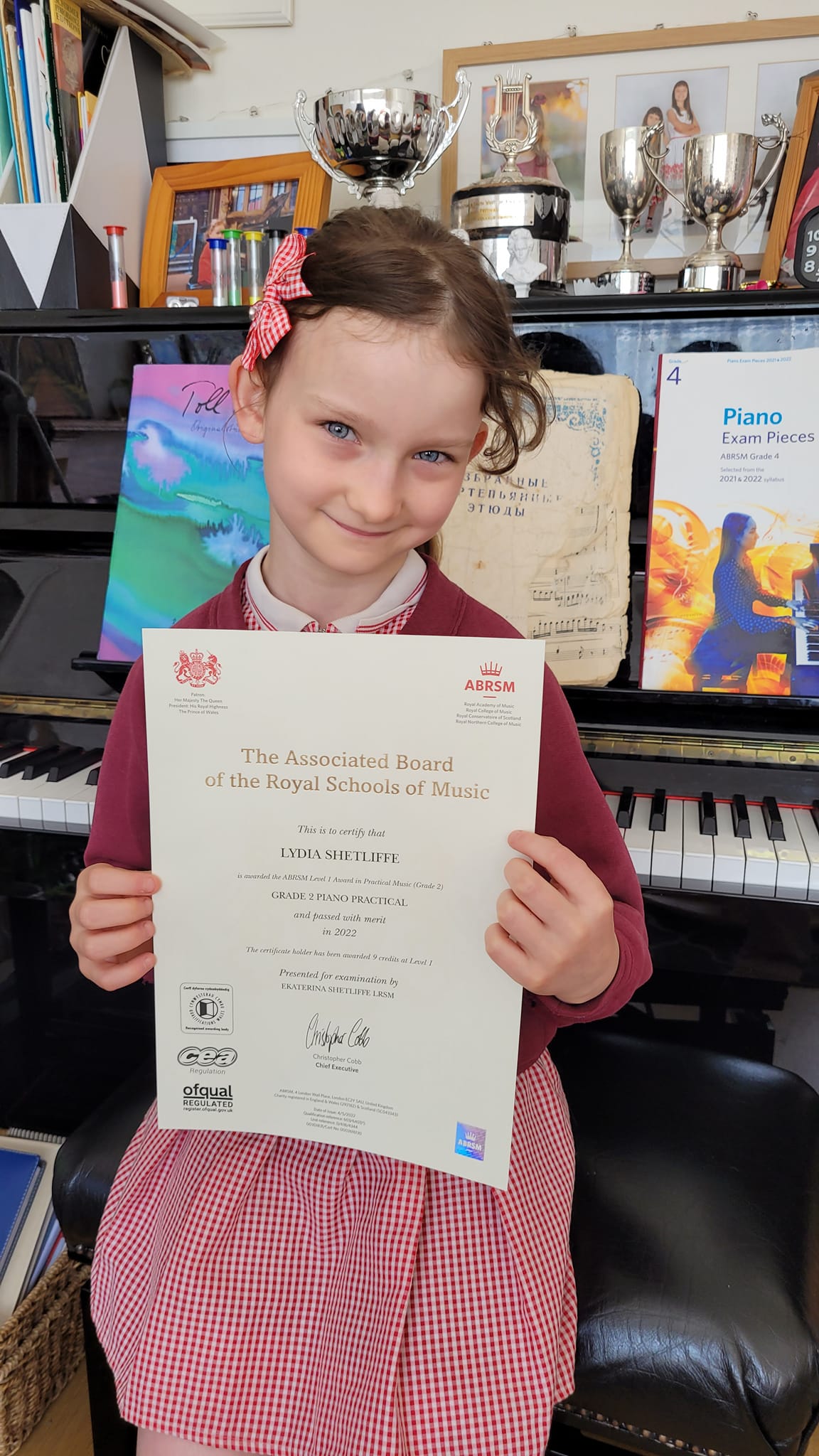 Congratulations to Lydia and... - Piano Lessons in Torbay