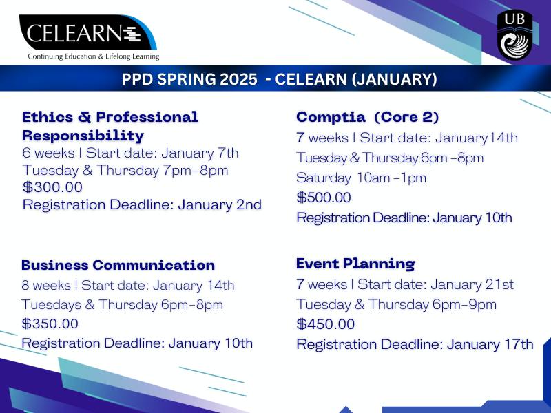 SPRING is coming! SPRING 2025 is... - CeLearn - UB North | Facebook