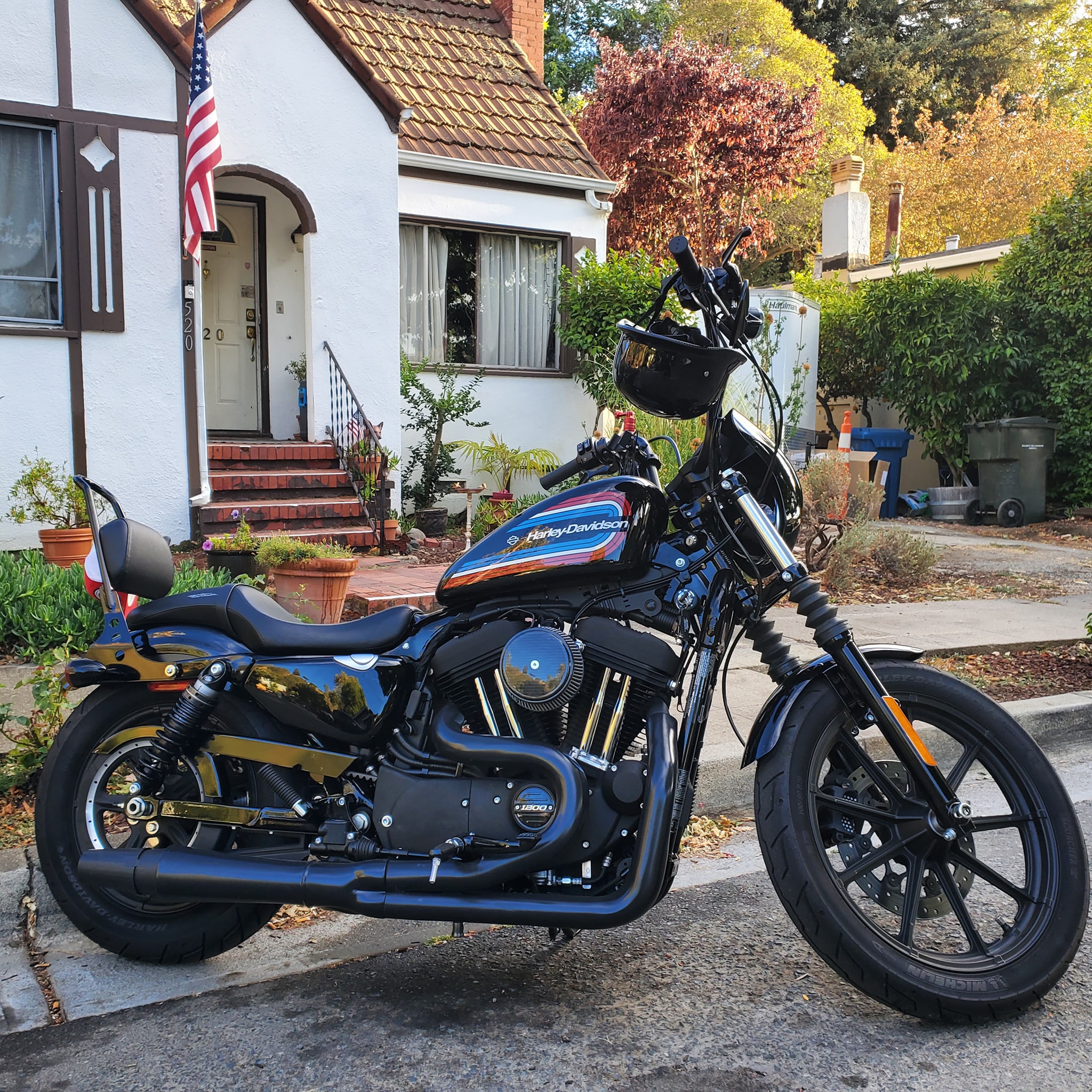 2020 Harley Davidson 1200 Iron 5414 Miles - Stage 1: Vance & Hines 