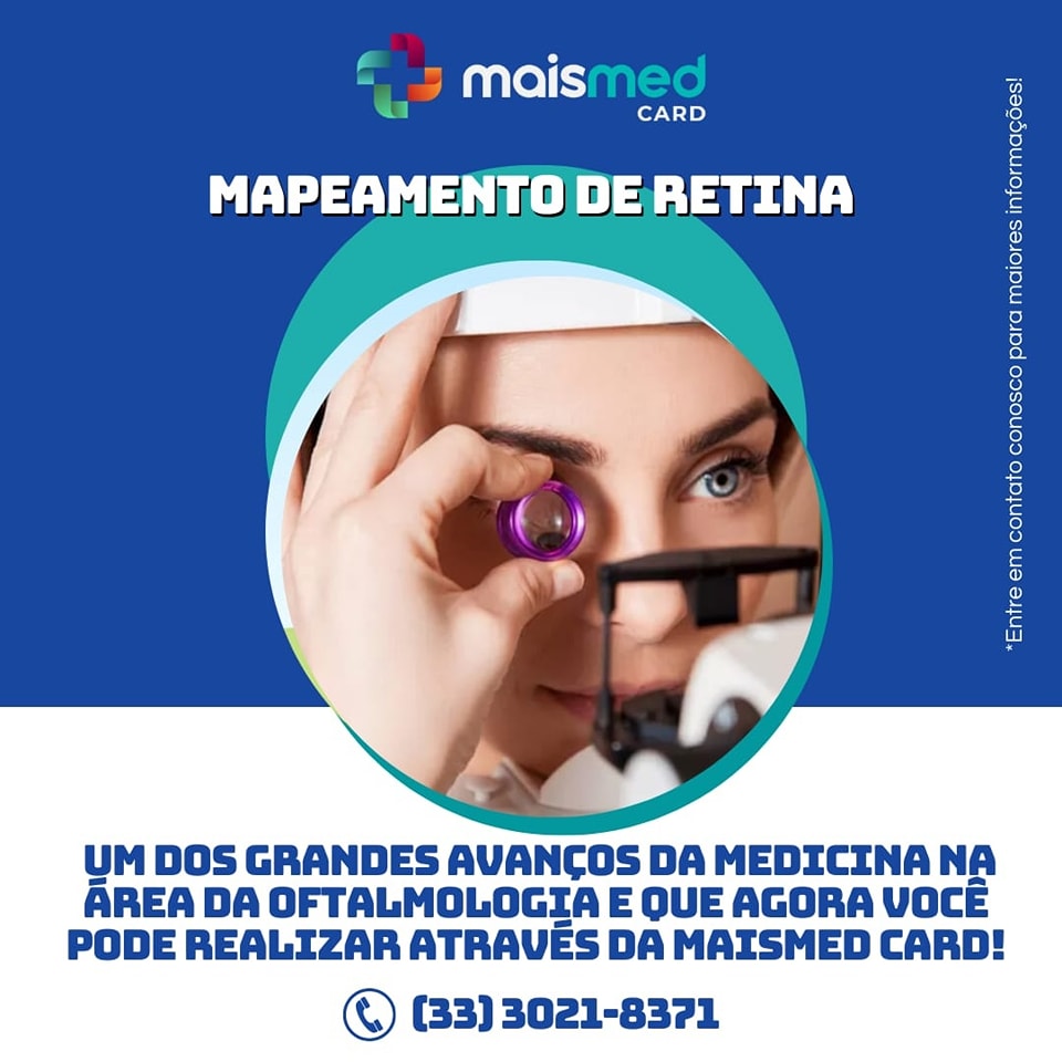 Mais Med Card - O exame de mapeamento de retina é o exame...
