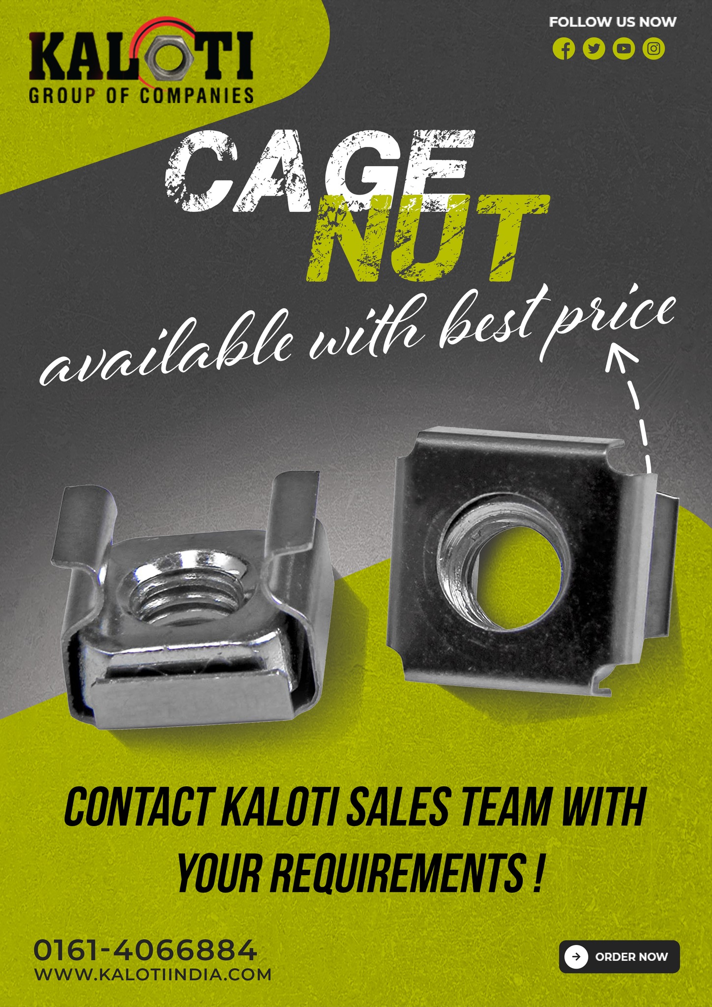 # CAGE NUT KALOTI GROUP OF COMPANIES... - Cold Matic (India) | Facebook