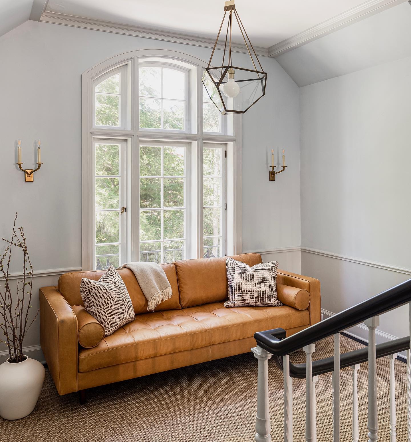 Sophia - Historical staircase landing goes hip…. lose the formality and ...