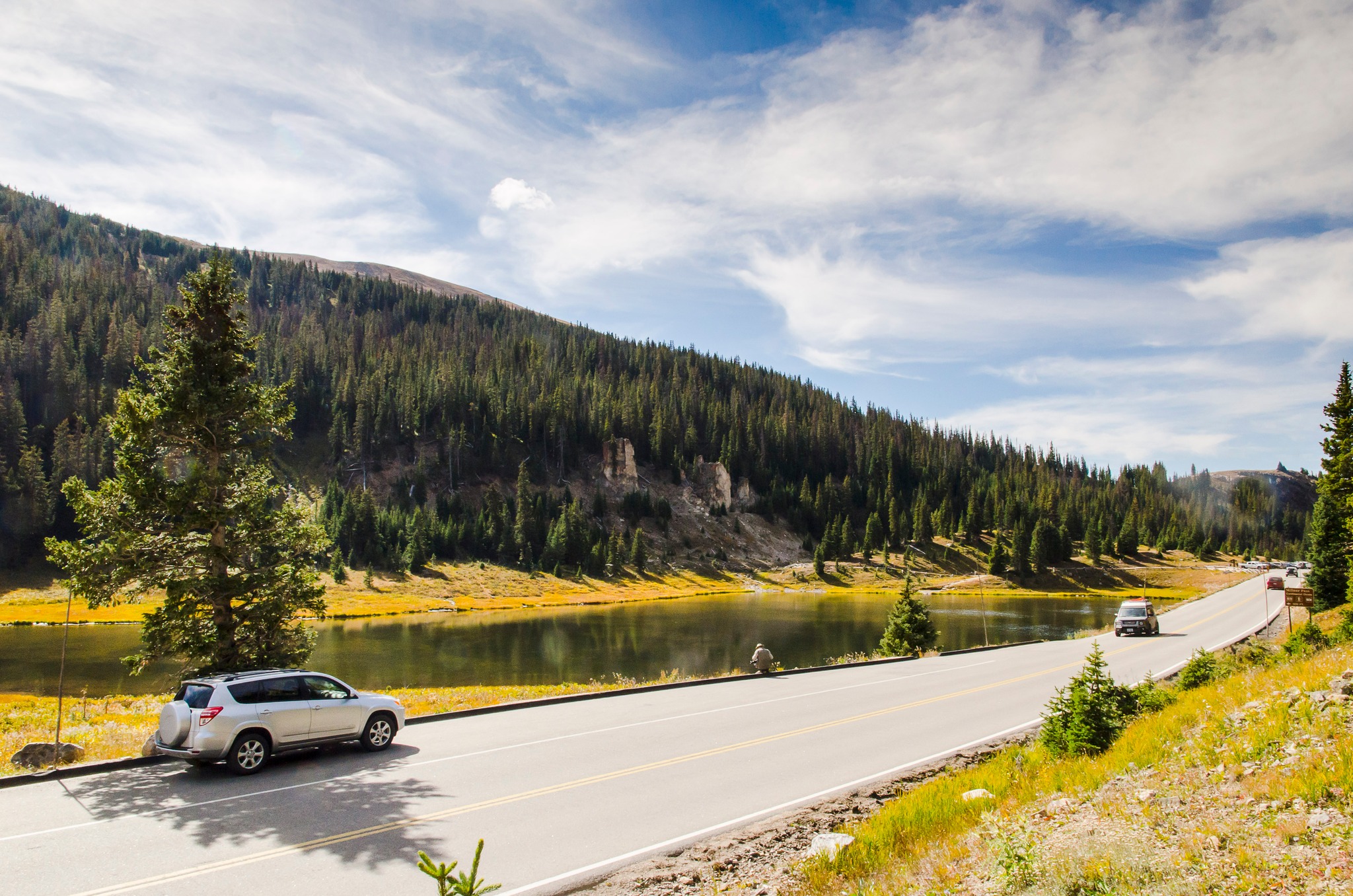 The Milner Pass Parking... - Rocky Mountain National Park