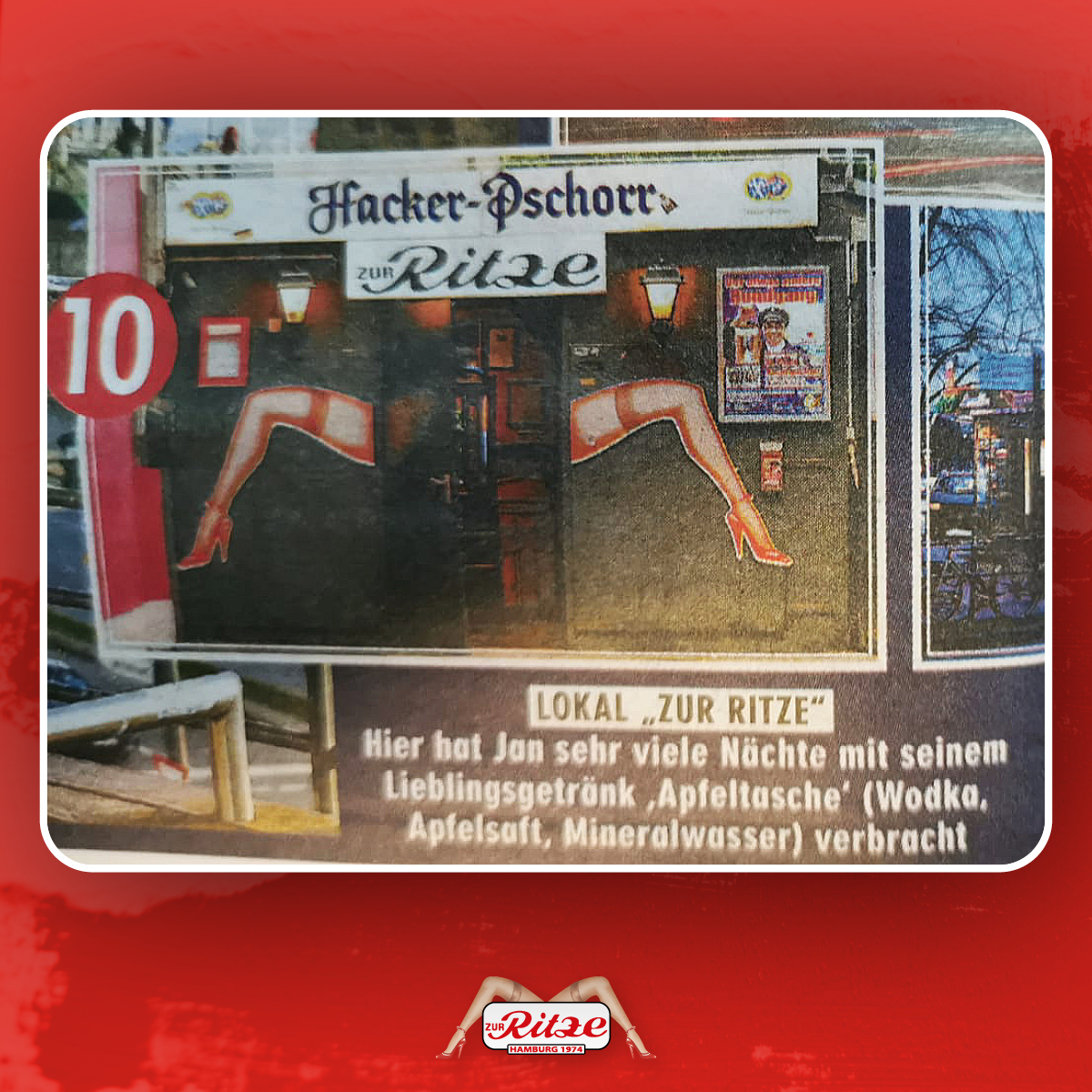 Zur Ritze - Wenn Jan Fedder auf der Reeperbahn unterwegs... | Facebook