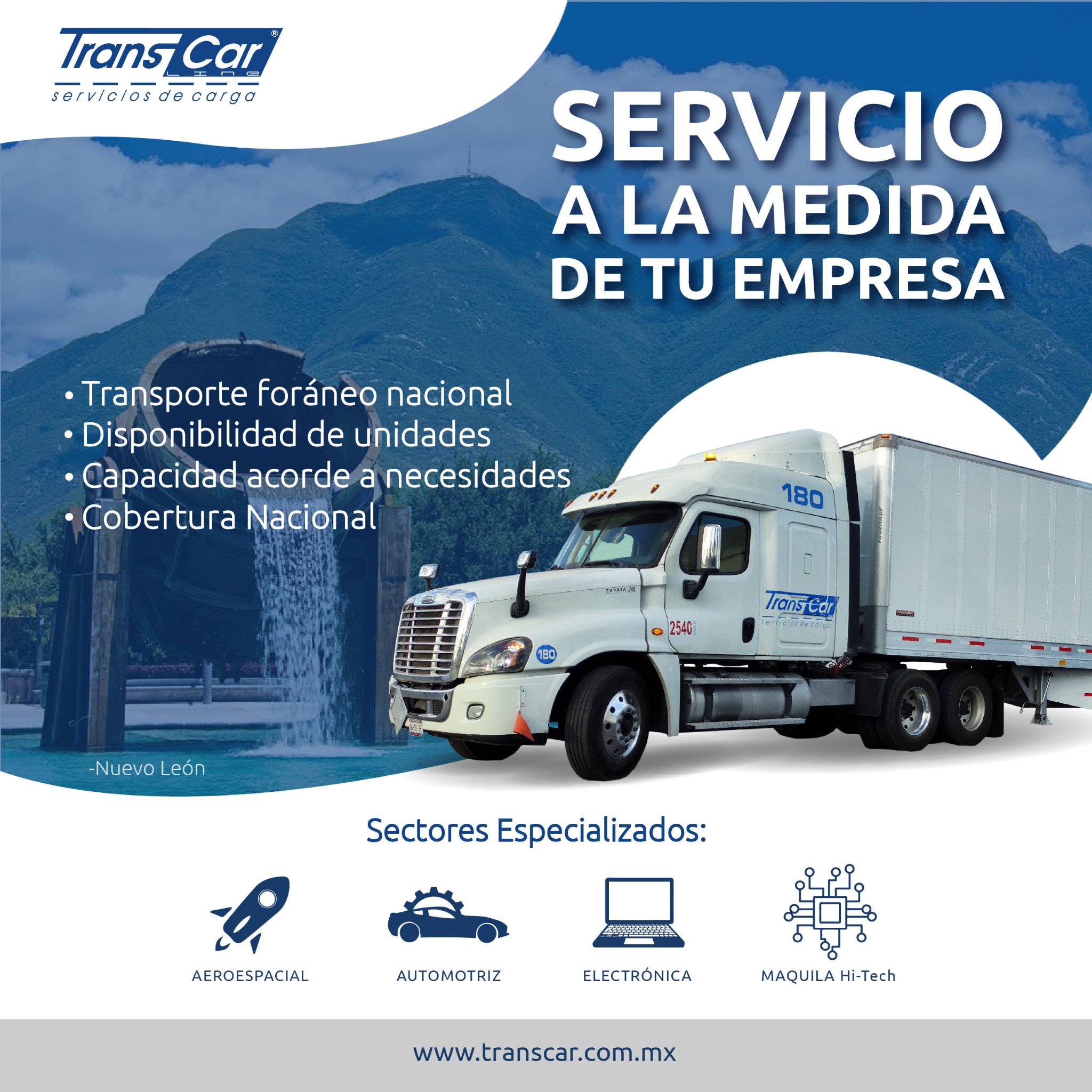 Transcar - Conoce los sectores con los que trabajamos y...