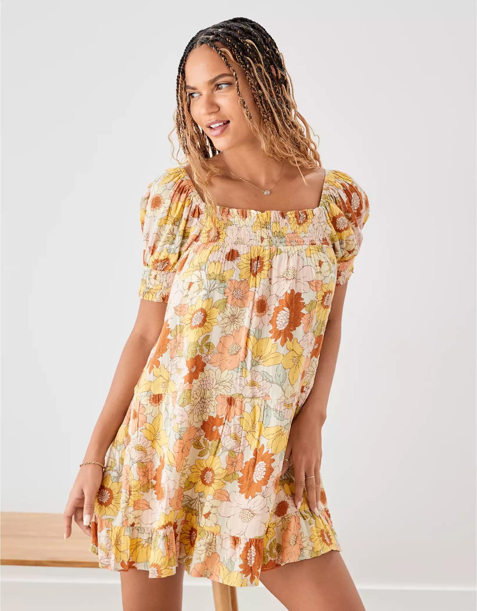 lace up back dress prom La Femme Ruffle With Scoop Neck and - Blue Color:Papyrus Crafted from beaded tulle HATCH Collection The Daria classic lac