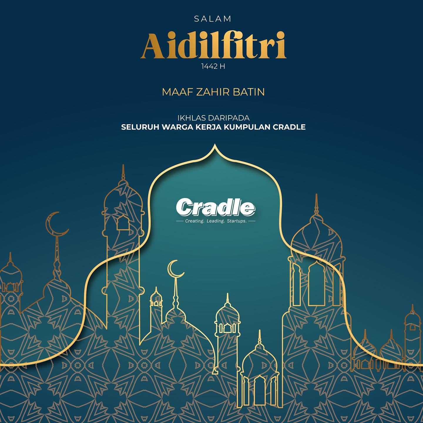 Cradle Fund - Bergema takbir menyusuk ke jiwa, Tanda satu Syawal kan ...