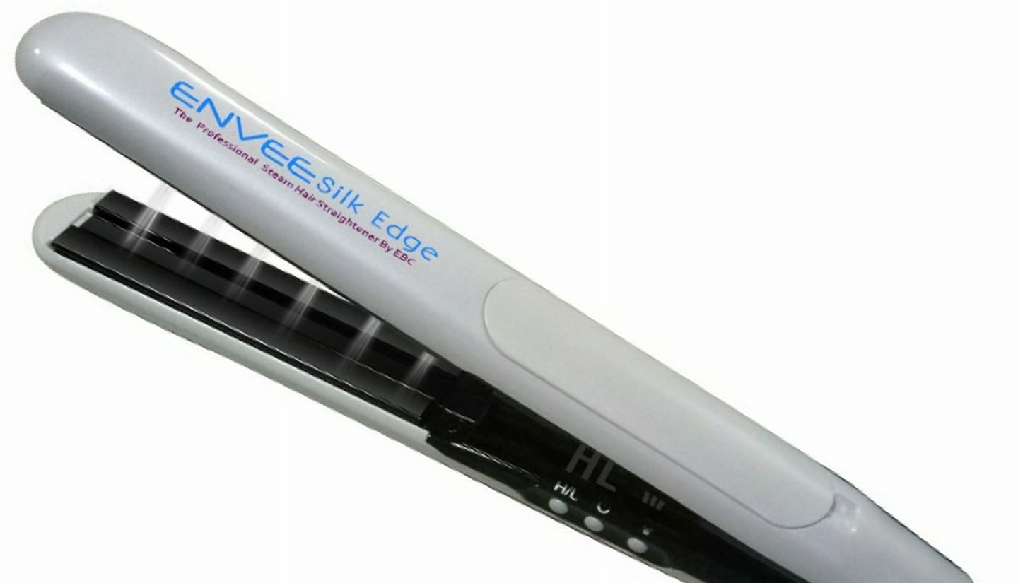 Envee Silk Edge Steam Hair Straightener