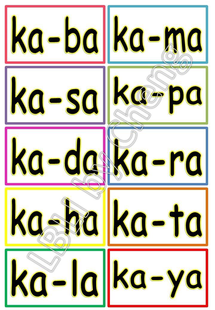 Aralin 2 Pabasa Learning For Beginners Learning Ideas Facebook