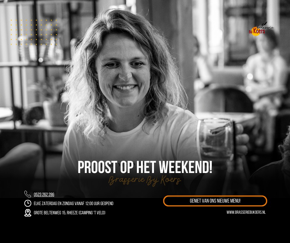Brasserie - 𝗣𝗿𝗼𝗼𝘀𝘁 𝗼𝗽 𝗵𝗲𝘁 𝘄𝗲𝗲𝗸𝗲𝗻𝗱! 🍻 Kom gezellig langs bij ons en ...