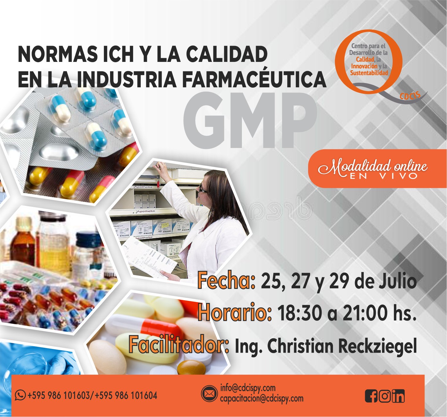 Centro para el Desarrollo de la Calidad - CDCIS - FORMACIÓN EN 