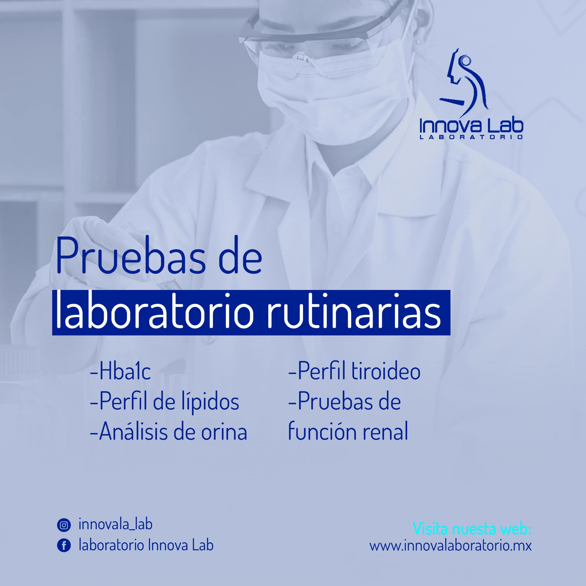 Las pruebas de laboratorio son a... - Laboratorio Innova Lab | Facebook