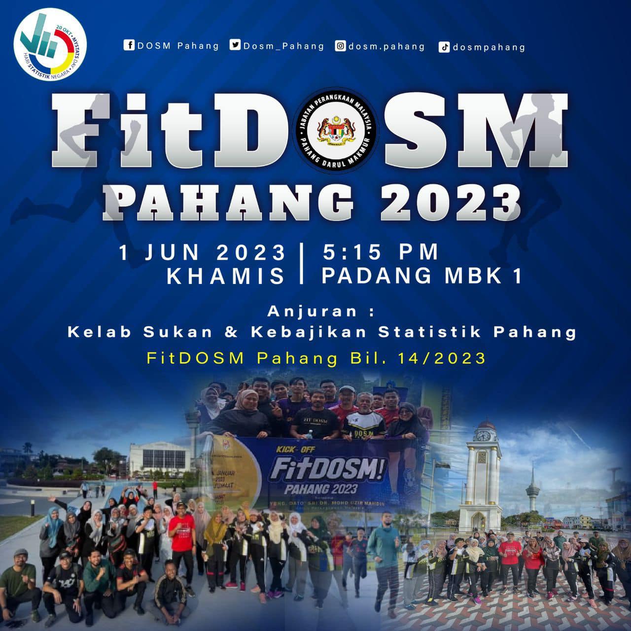 DOSM Pahang - 📢📢 *Moh aokme FitDOSM* DOSM Pahang akan... | Facebook