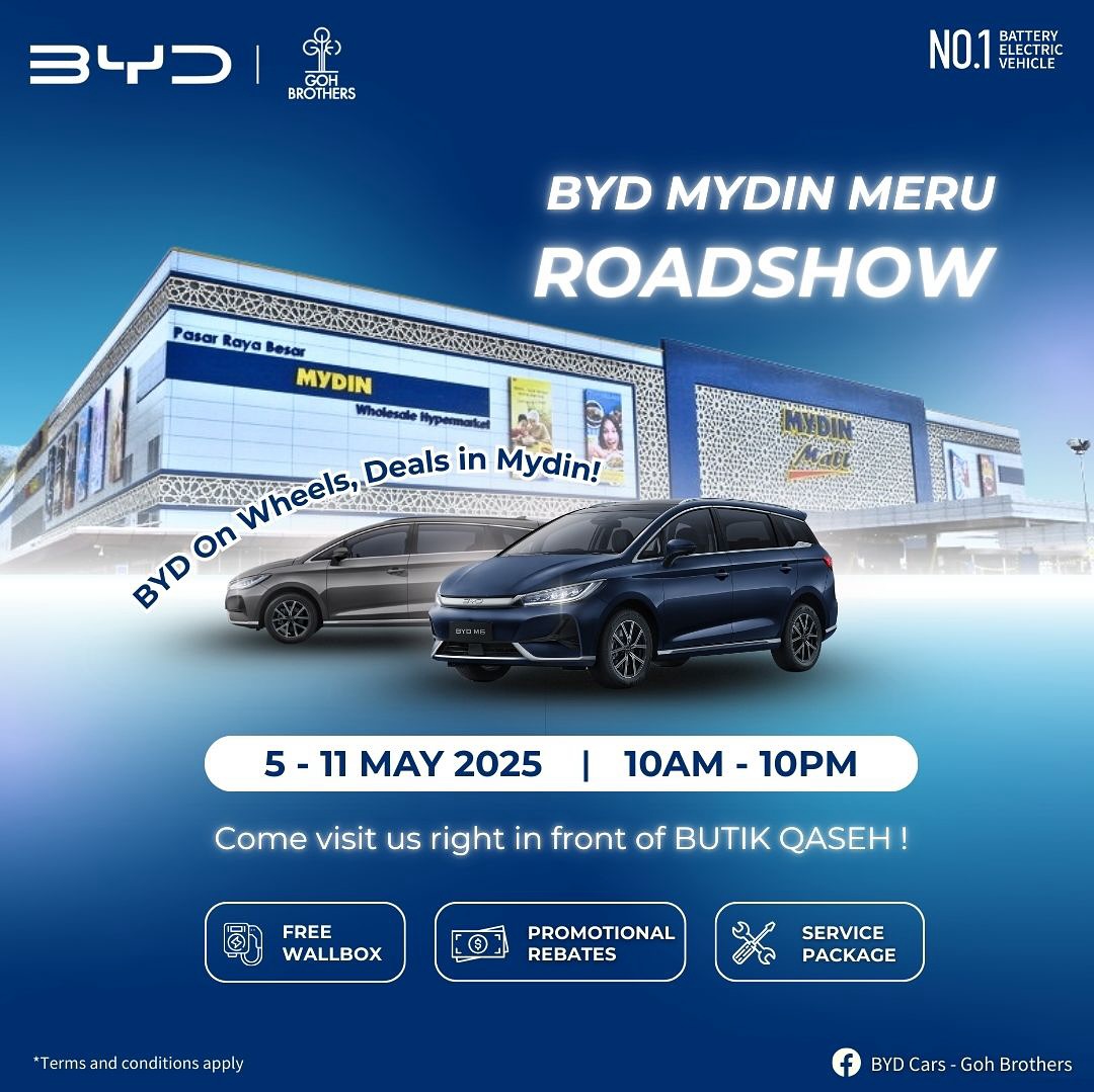[BYD IPOH] 🚗⚡ BYD is coming to... - BYD Cars - Goh Brothers | Facebook