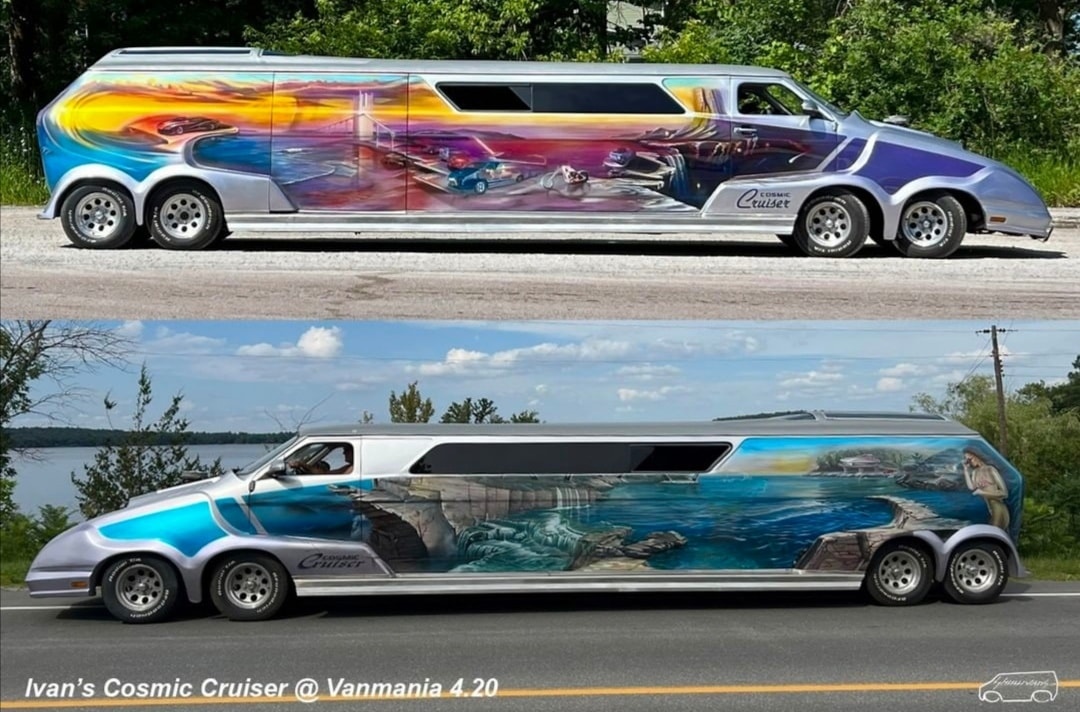 Ivan's cosmic cruiser Via virtual vanner