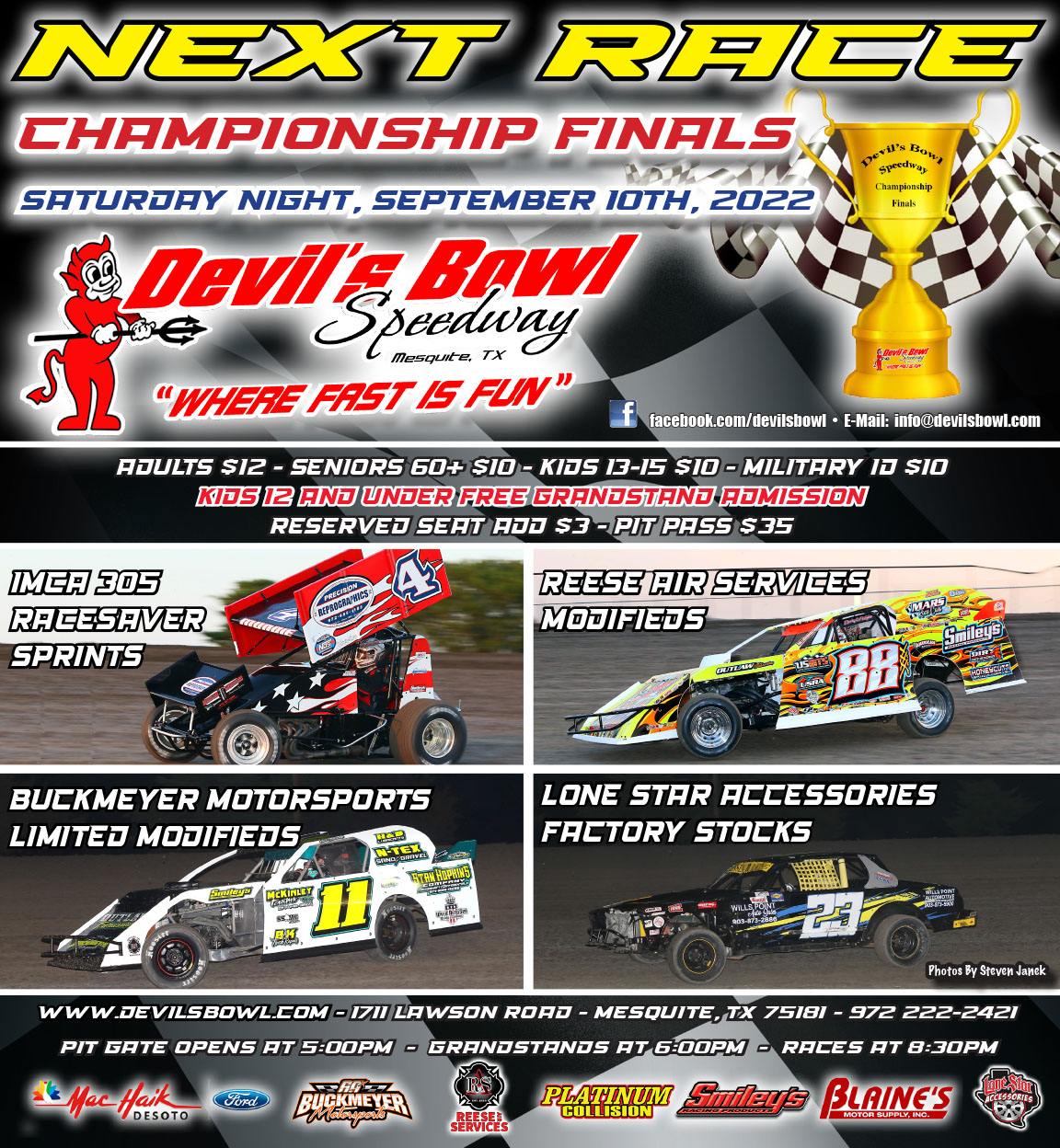 Devil's Bowl Speedway - THE NEXT RACE AT DEVIL'S BOWL SPEEDWAY IN ...