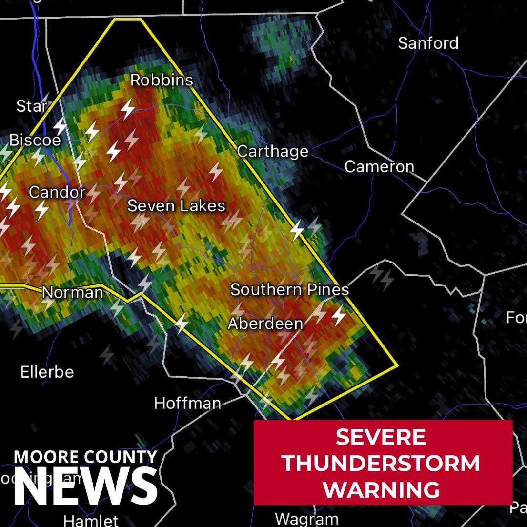 Moore - WEATHER ALERT 4:50 - SEVERE THUNDERSTORM WARNING Severe ...