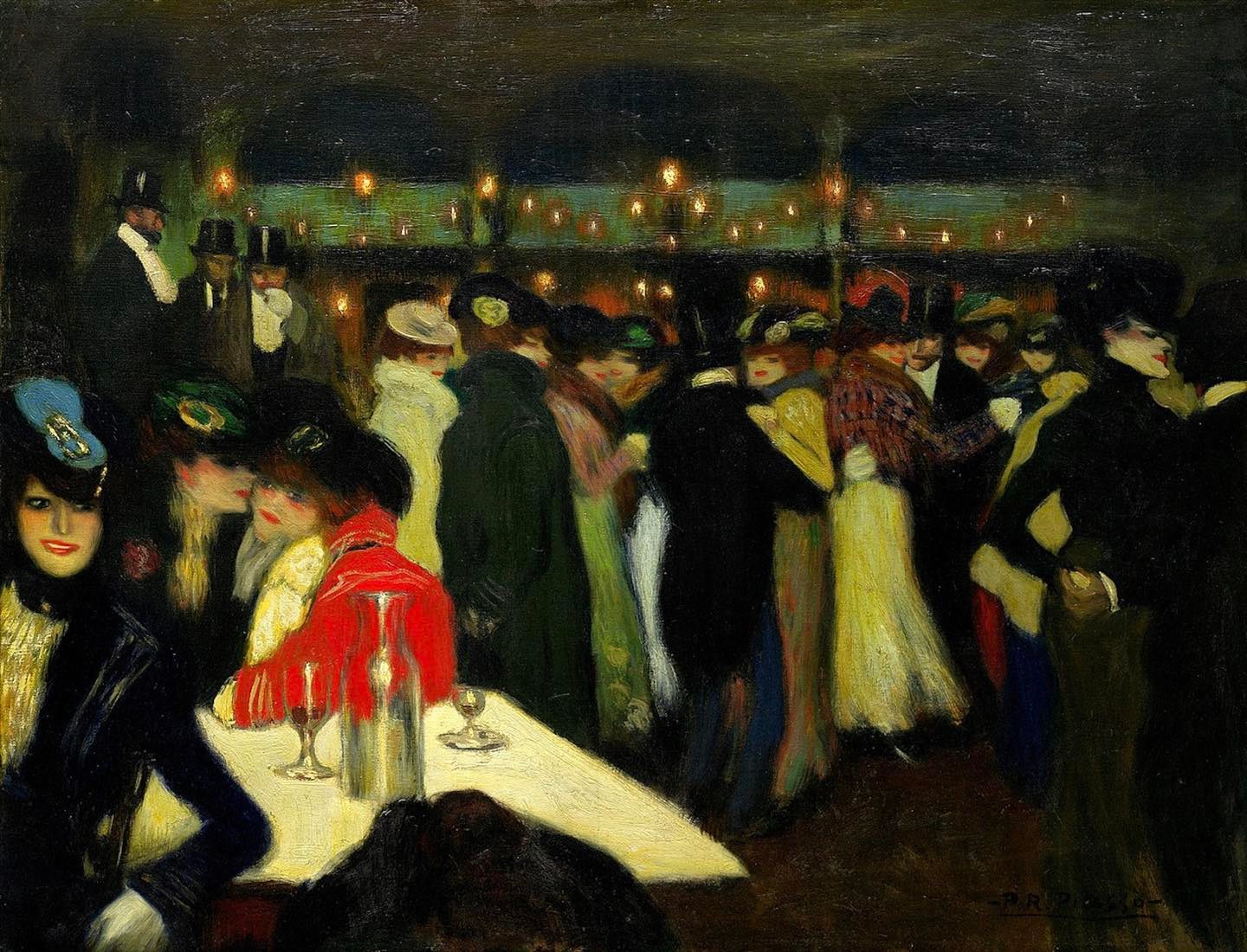 Pablo Picasso、AU MOULIN ROUGE、希少画集画、状態良好 Pablo Picasso's 