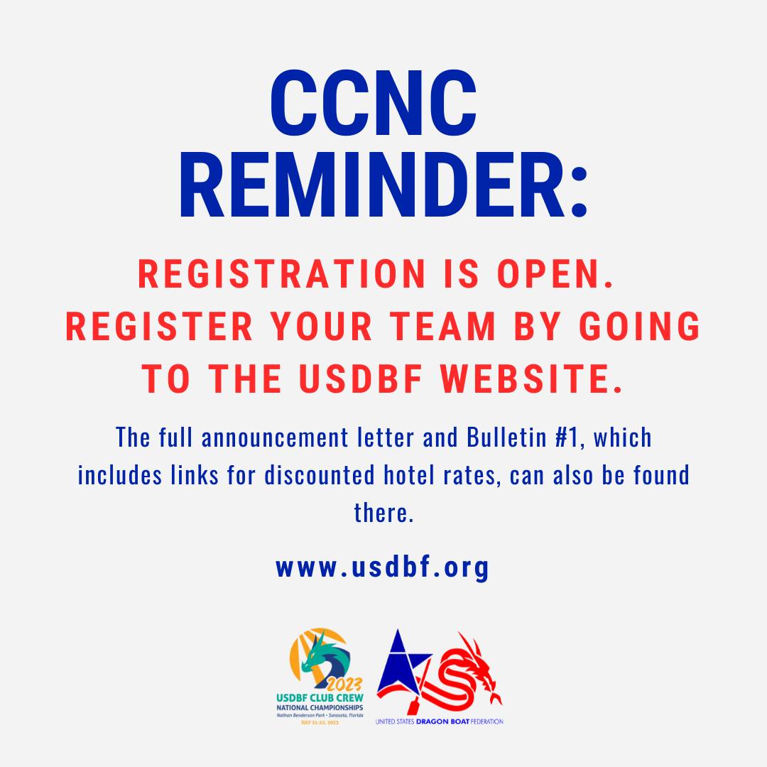 A friendly reminder... - United States Dragon Boat Federation | Facebook