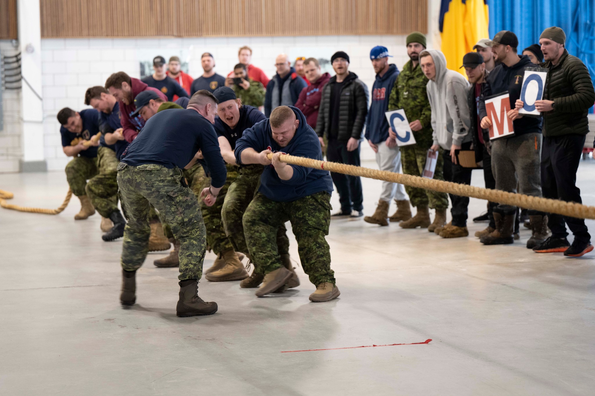 The #ExOLYMPIANBEAR tug-of-war champions are 2 Combat Engineer Regiment ...