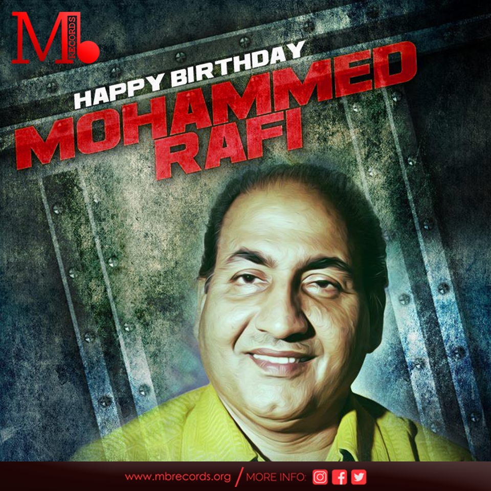 MB Records Pk - Remembering Muhammad Rafi on his 95th... | Facebook