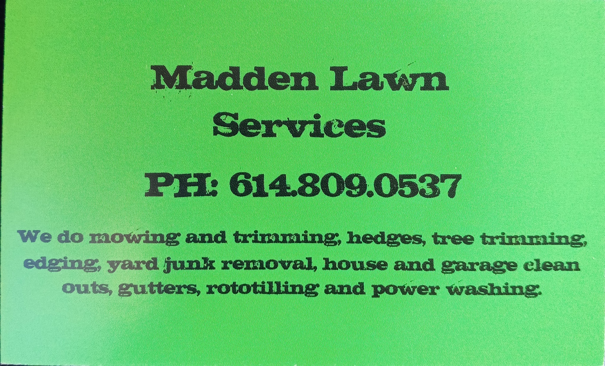 Madden Lawn Services