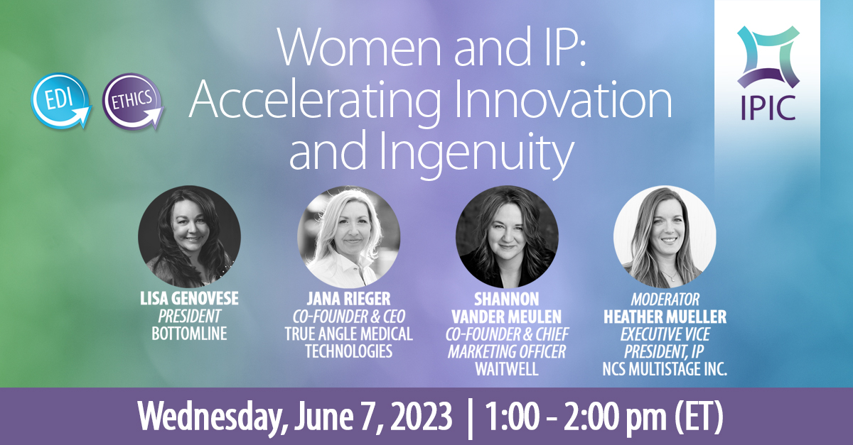 Next week join... - Intellectual Property Institute of Canada | Facebook