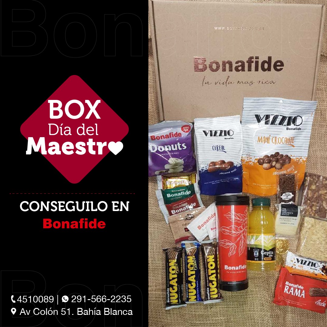 Box día del maestr♥ 👩‍🏫🧑‍🏫... - Bonafide Café Bahía Blanca