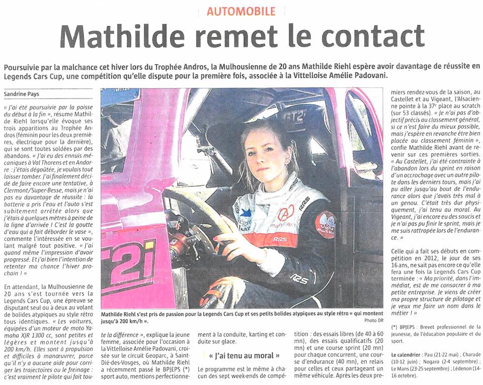 Mathilde Riehl official - Prochain rendez vous... Grand Prix Historique ...