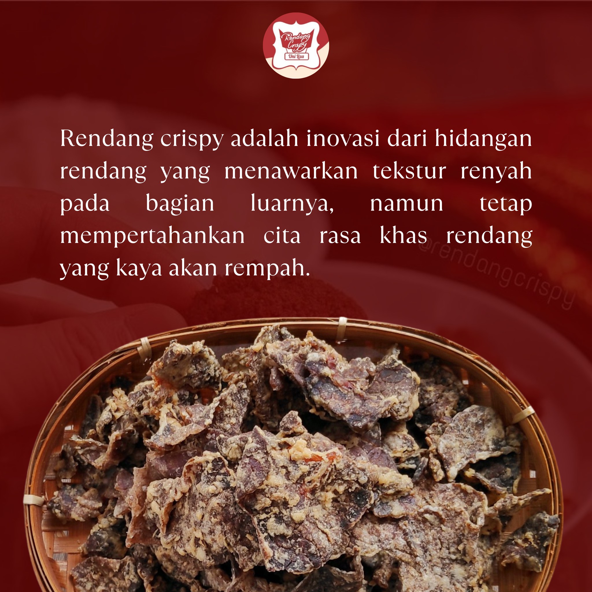 Rendang Crispy UNI LIZA | Jakarta
