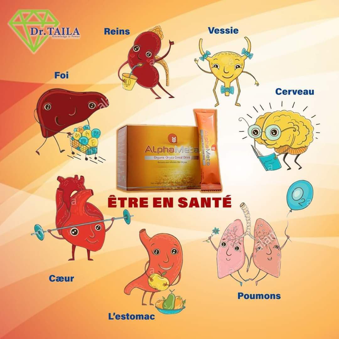 Complément Alimentaire Céréales De Riz Bio Alpha Meta - 20+5 Sachets Gratuits - 250g - Poudre