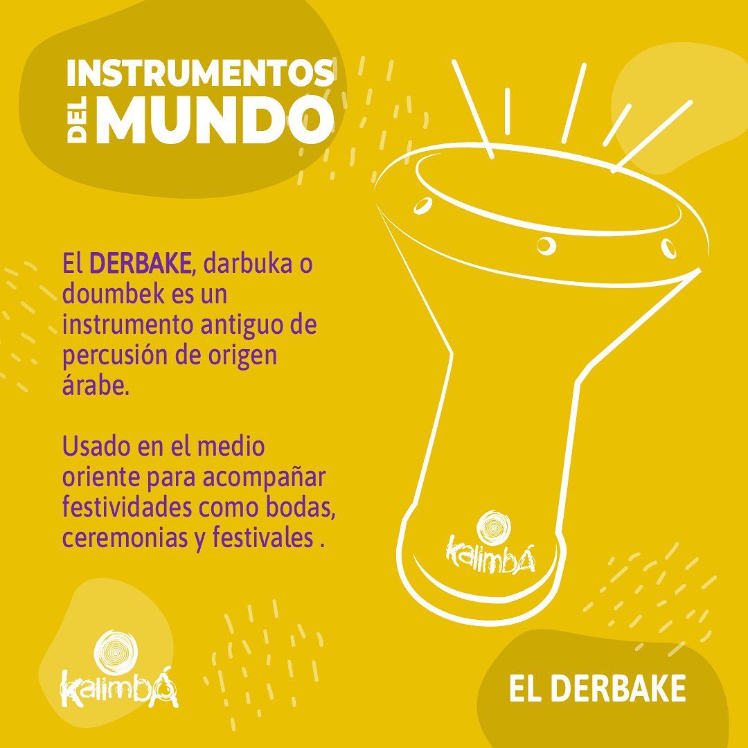 El derbake, uno de los... - KALIMBÁ - Leslie Patten
