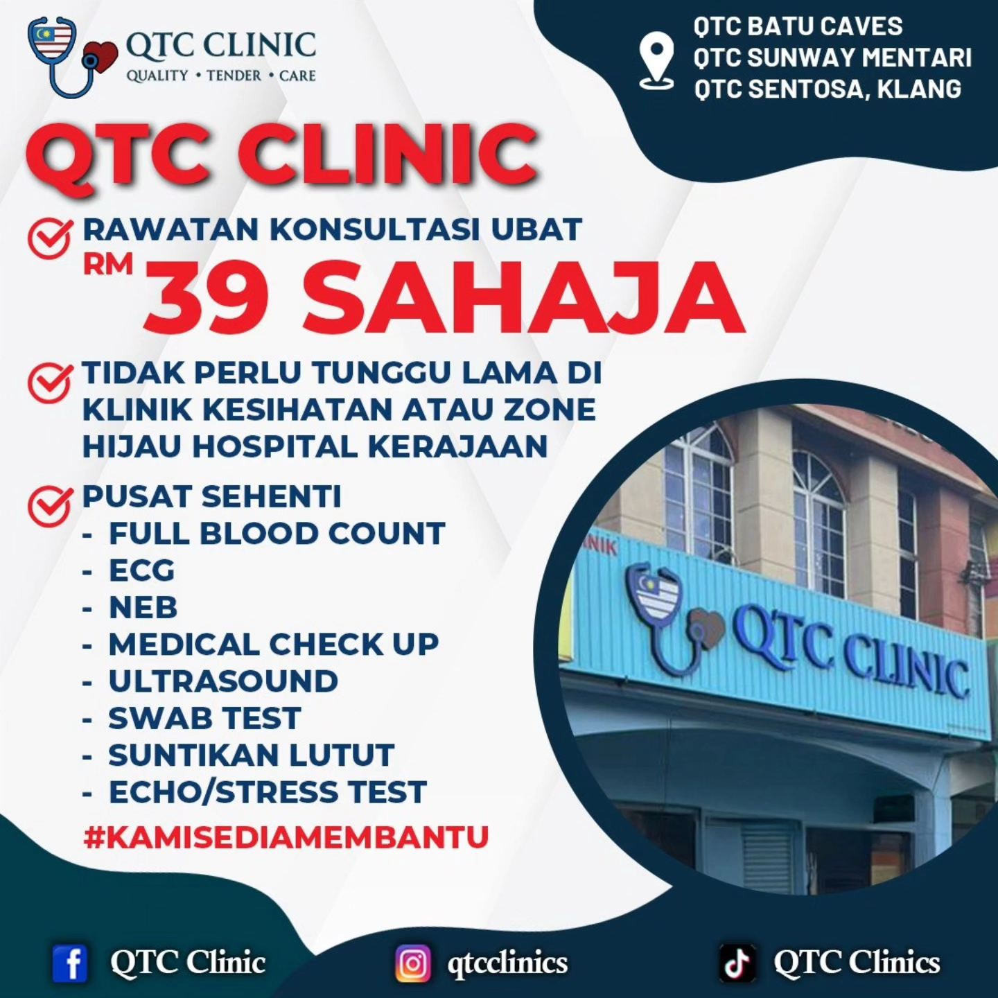 QTC - Qtc Klinik-ditubuhkan KHAS untuk membantu rakyat terutamanya ...