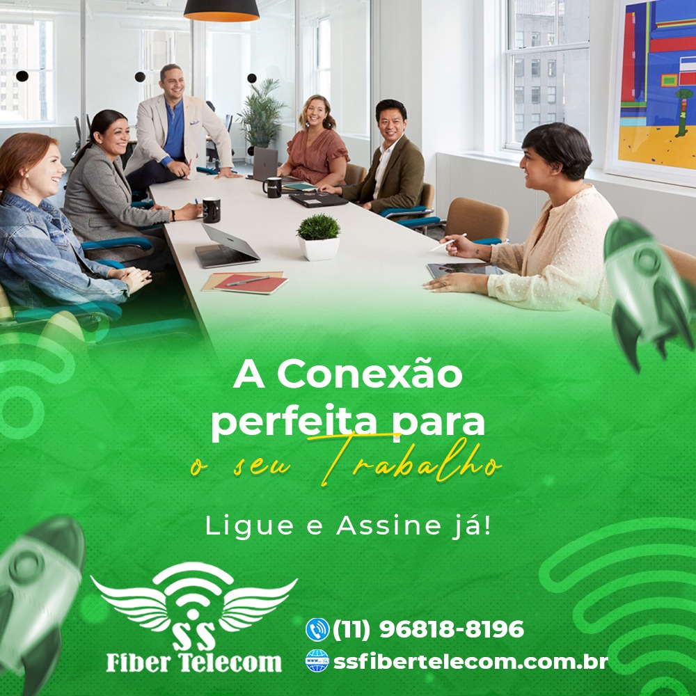 Internet com estabilidade e ultra... - SS Fiber Telecom