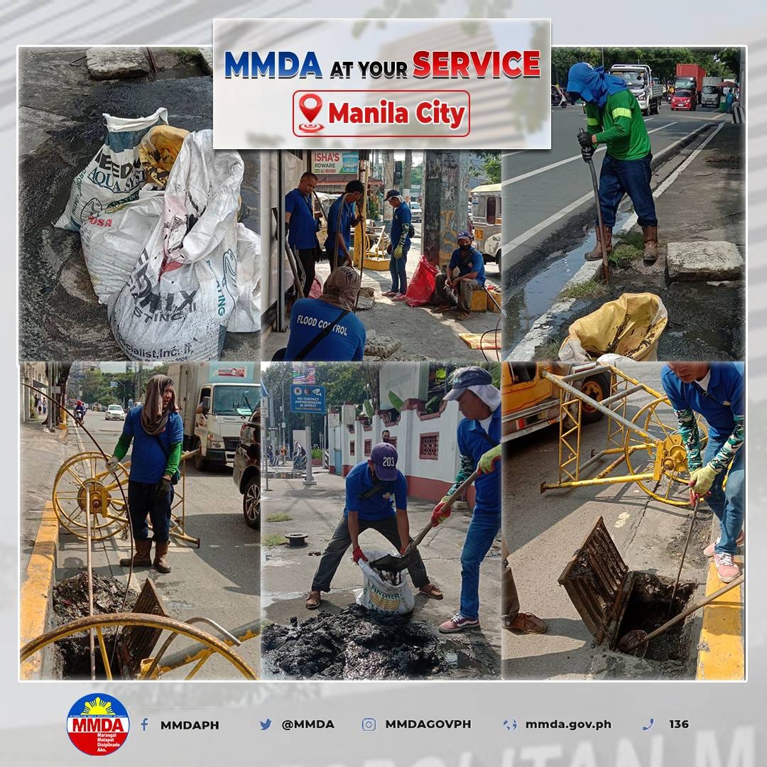 MMDA - Ano mang panahon, puspusan ang declogging...