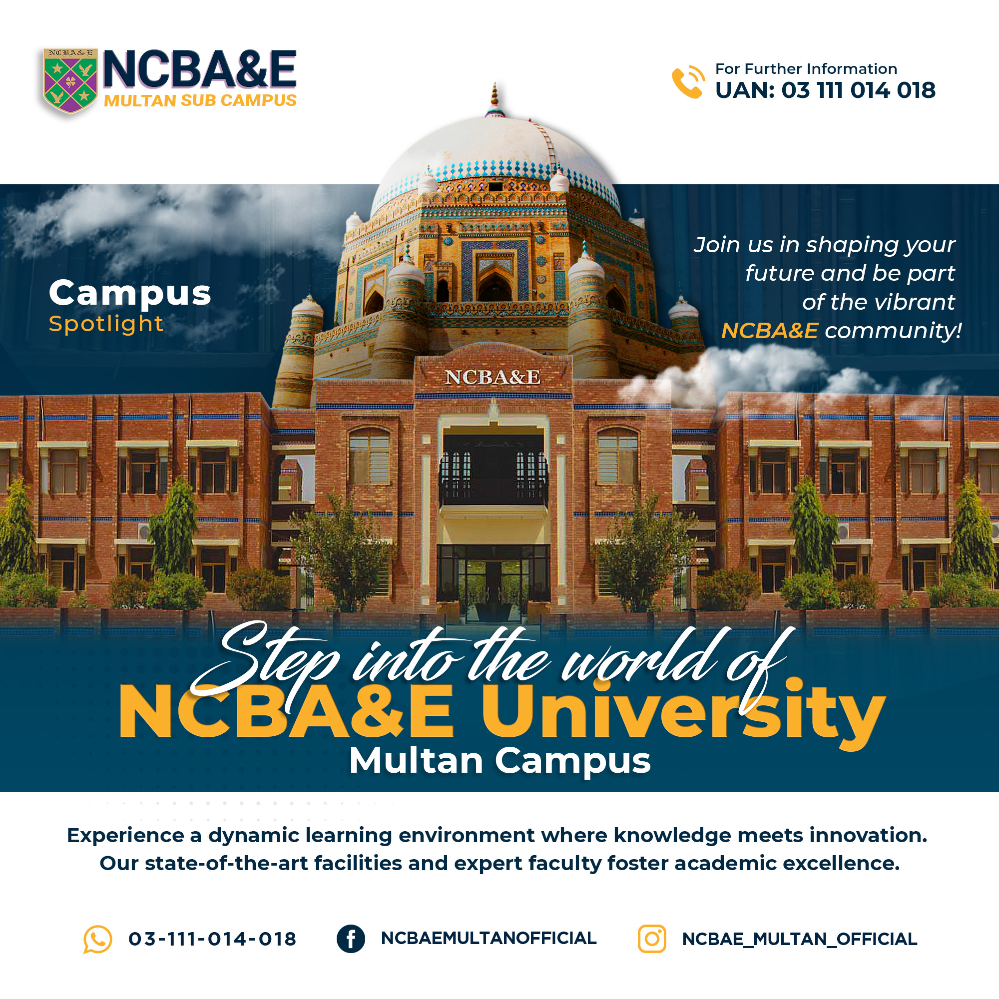 NCBA&E - 🌟 𝙲𝚊𝚖𝚙𝚞𝚜 𝚂𝚙𝚘𝚝𝚕𝚒𝚐𝚑𝚝 𝚃𝚑𝚞𝚛𝚜𝚍𝚊𝚢! 🏫 Step into the world of 𝐍𝐂𝐁𝐀&𝐄 ...