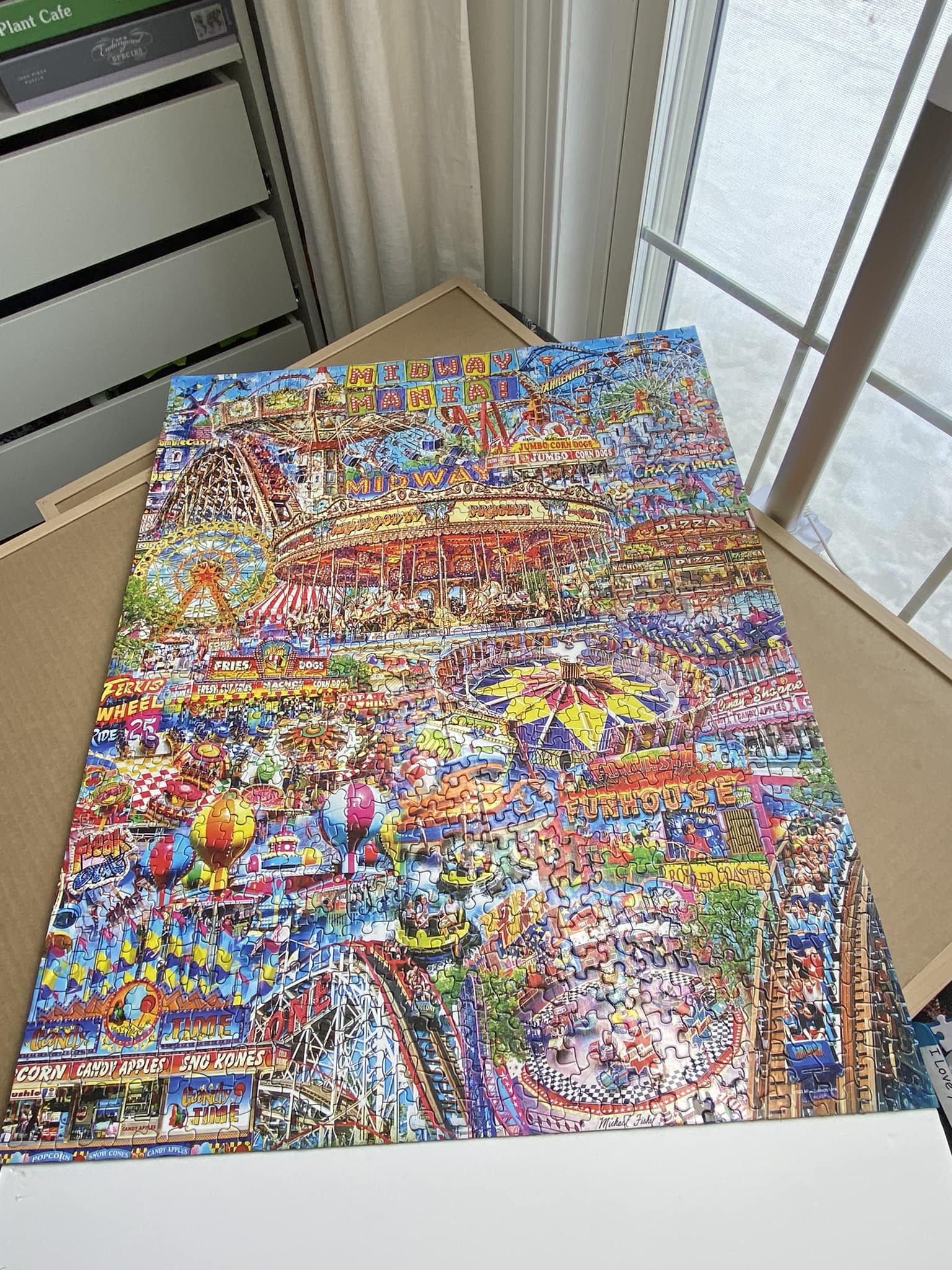 The Happy Hippy Shop 1000-piece jigsaw puzzle by Springbok, art by