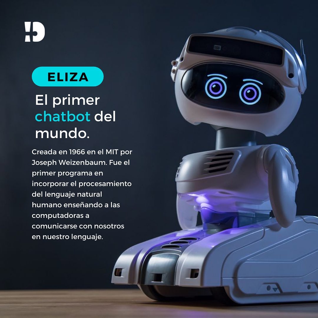 InvertedCode - ¿Sabes cuál fue el primer chatbot del mundo? 👀🤖💻 # ...