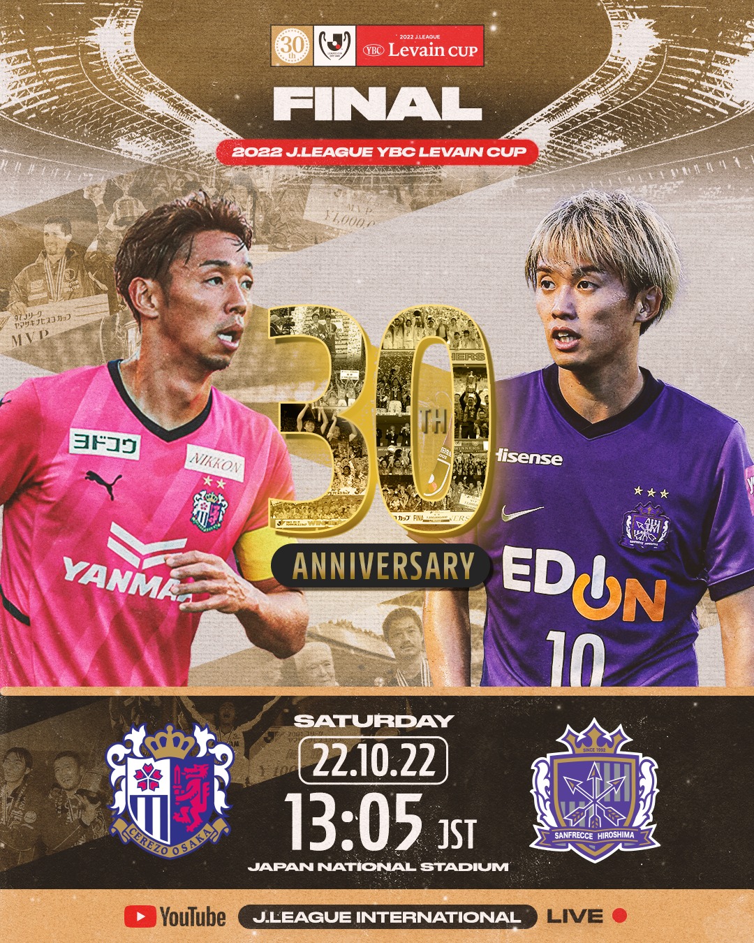 🥁 T-2 days to the J.League YBC Levain Cup final. 🏆🔜 - 🧠🆚 It's