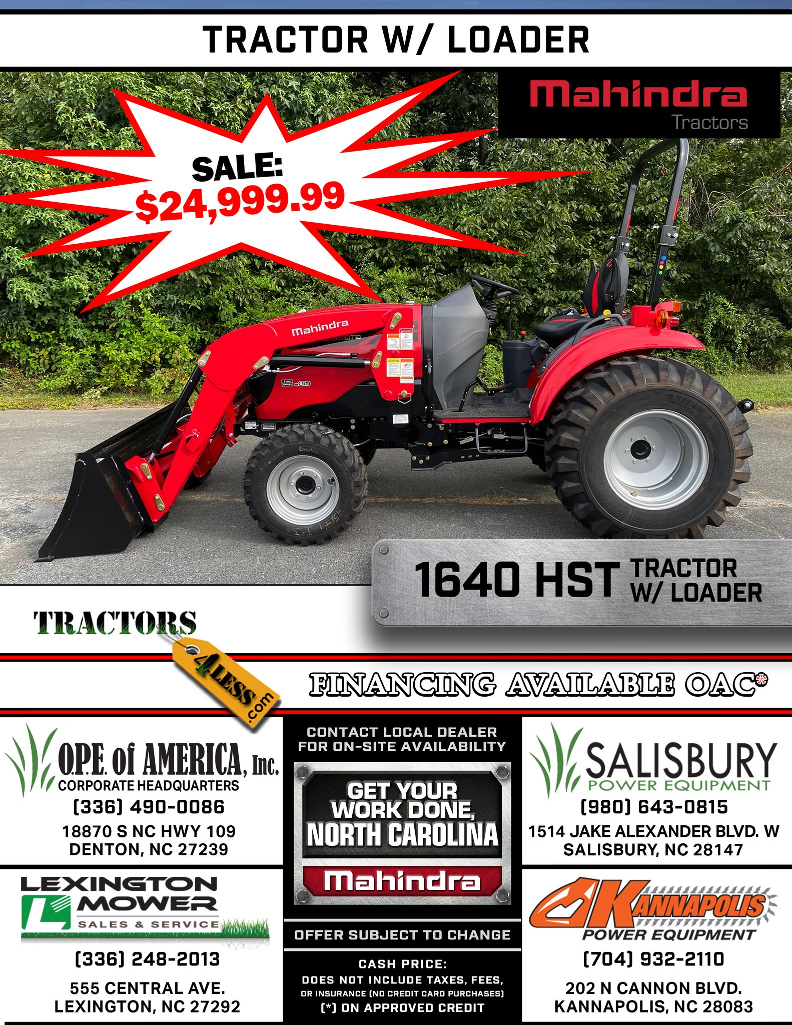 Kannapolis Power Equipment - Available in Kannapolis and Lexington, NC ...