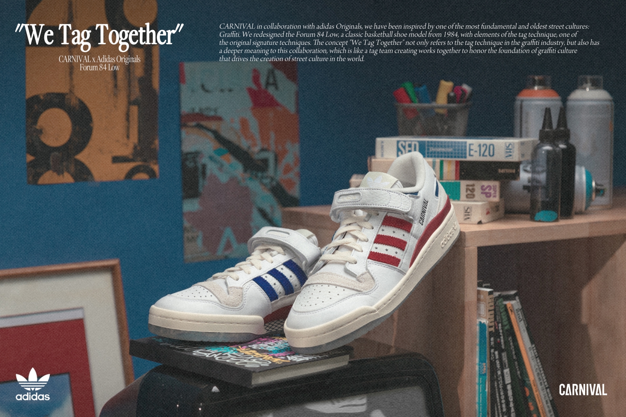 Carnival - CARNIVAL x adidas Originals Forum 84 Low "We... | Facebook