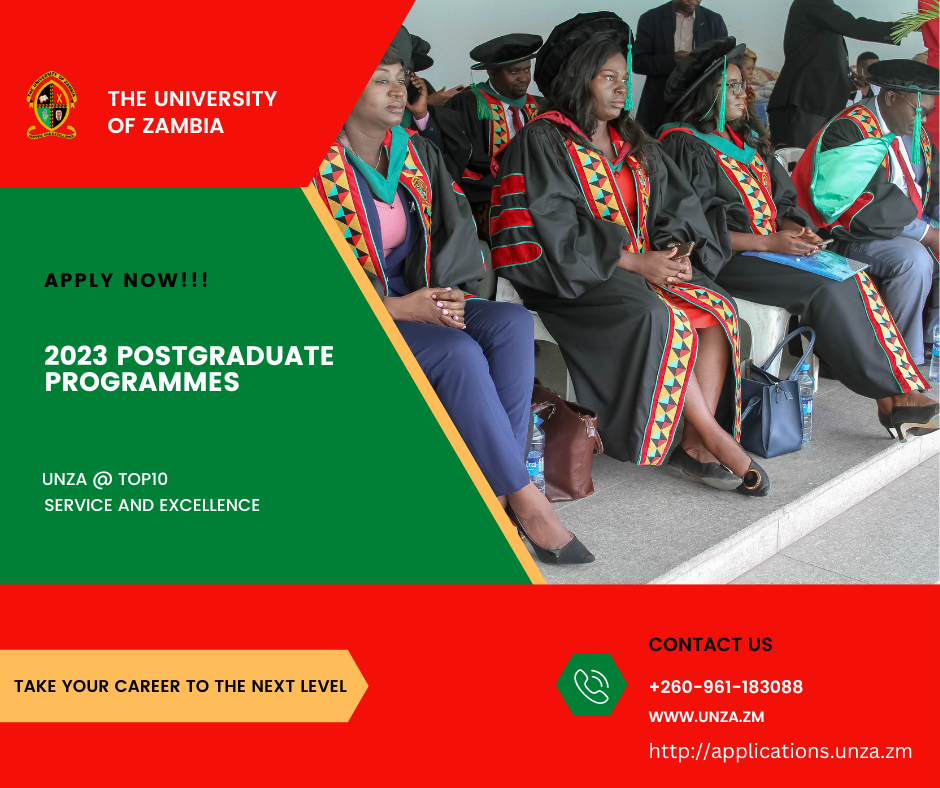 The University of Zambia -UNZA - Applications are still open for our ...