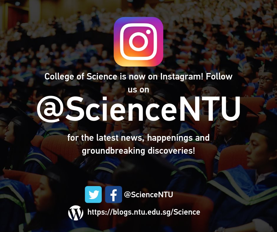 NTU SPMS - College of Science just launched their IG! 😁... | Facebook