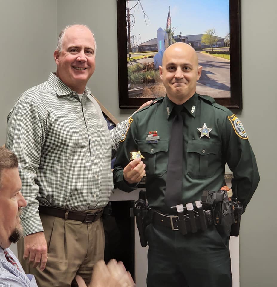 Congratulations to two new... - Bay County Sheriff's Office