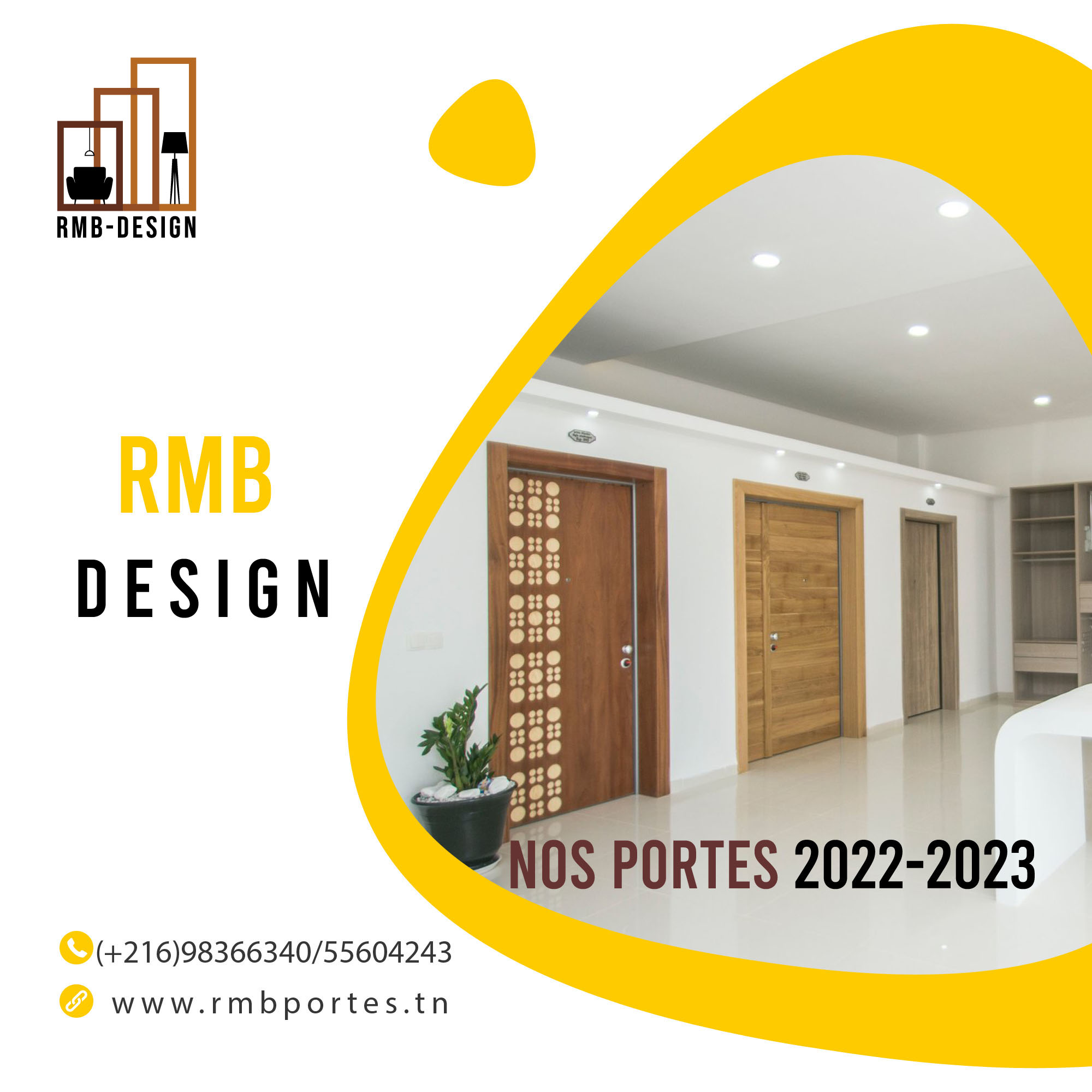 RMB Portes - NOS PORTES INTERIEURES 2023 - خدماتنا تتناسب... | Facebook