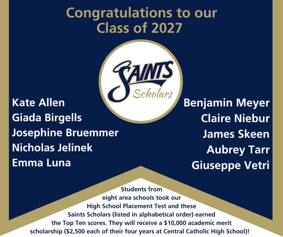 Congratulations to our... - Central Catholic High School | Facebook