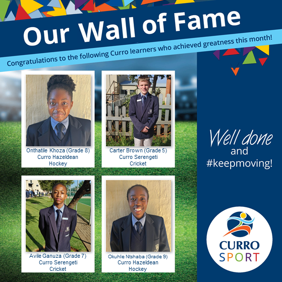 Curro Sport - Congratulations to our sports stars of... | Facebook